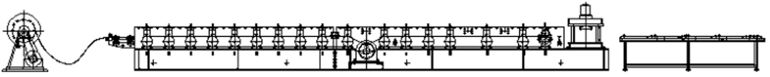 595 480 Zt24 Collecting Anode Plate Roll Forming Line