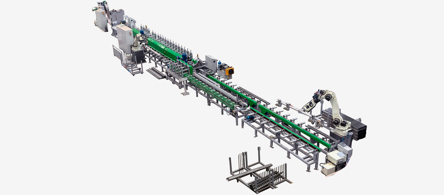 HF Automatic Shelf Boxing Beam Roll Forming Line