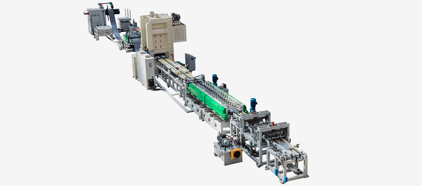 HF Automatic Shelf Panel Roll Forming Line