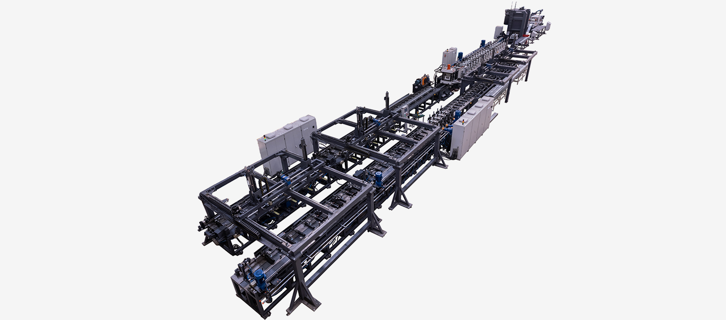 HF Fully Automatic Boxing Beam Roll Forming Line