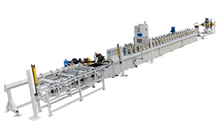 HF Photovoltaic Steel Frame High Speed Roll Forming Line