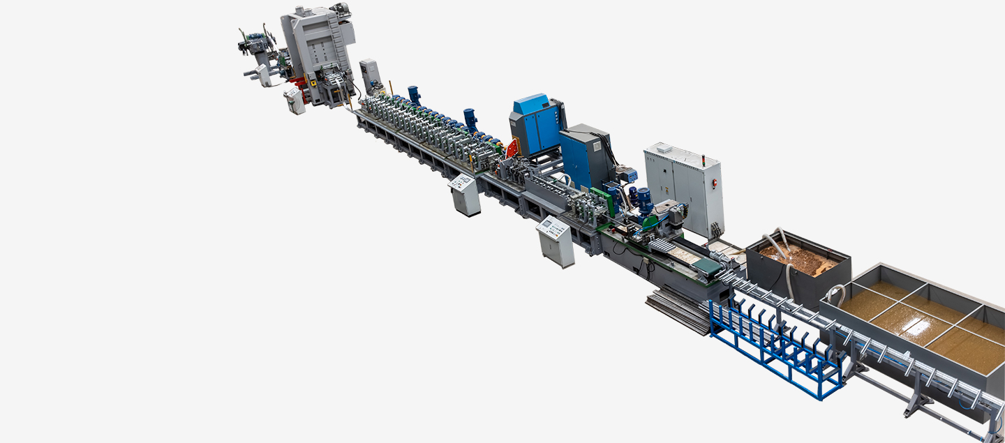 HF Welded Rack Upright Roll Forming Line