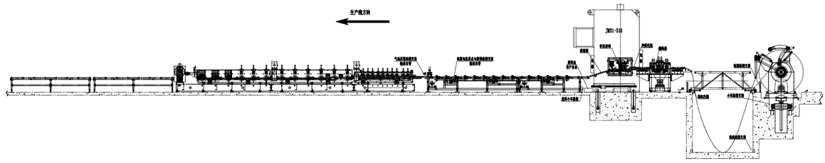 TF Cable Tray Forming Line